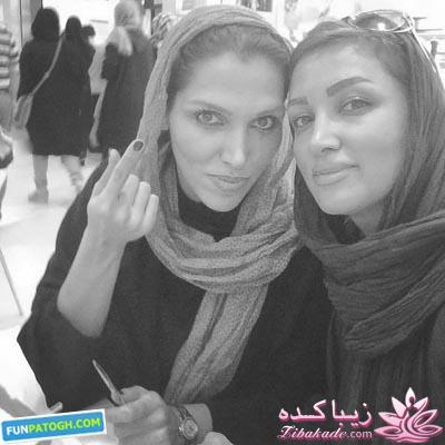 عکس جذاب روناک یونسی و خواهرش