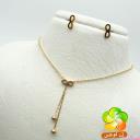 نیم ست آویز دار بی نهایت طلایی