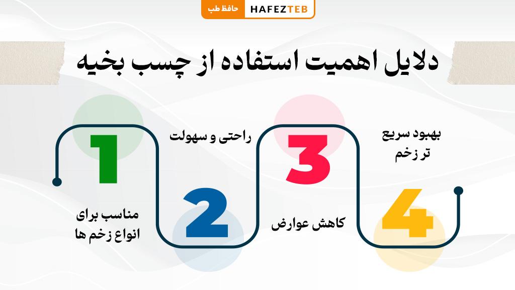 دلایل استفاده از چسب بخیه