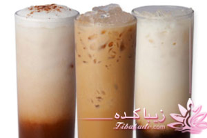 دسر، شکلات، نوشیدنی