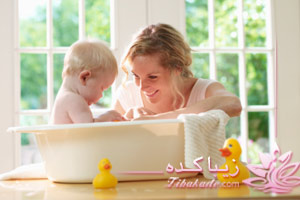 کودک، حمام، وسایل