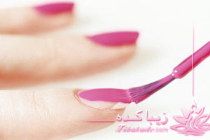 لاک، دست، انگشت، خشک، روش، شیوه