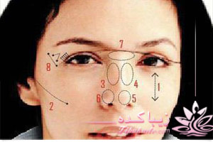 آرایش، بینی