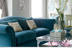 خانه , دکوراسیون ,آبی , زیبایی