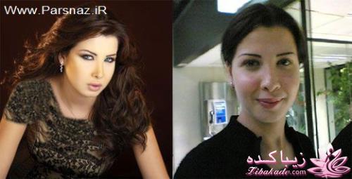 عکس زنان معروف عرب قبل وبعدارایش