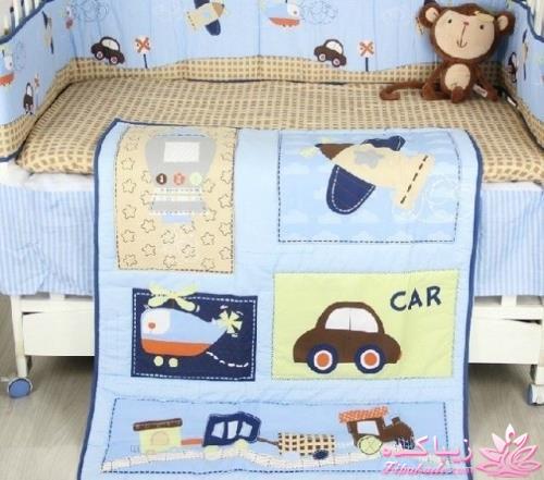 دوخت و تيكه دوزي سرويس خواب براي ني ني هاي خوشگل