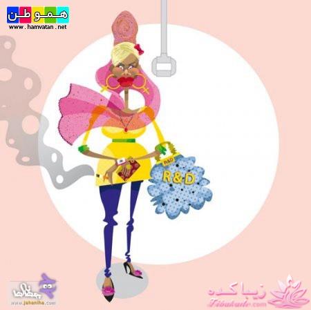 عکسهای لو رفته از خانمها در متروی تهران