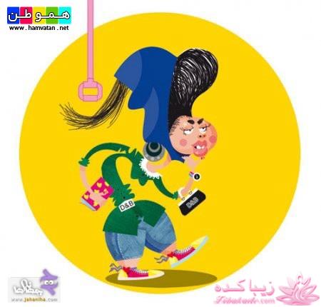 عکسهای لو رفته از خانمها در متروی تهران