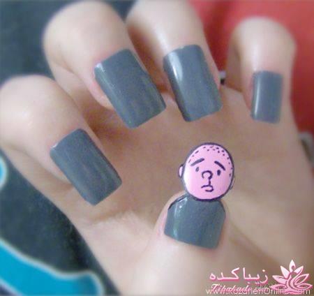 طرح های جالب لاک ناخن