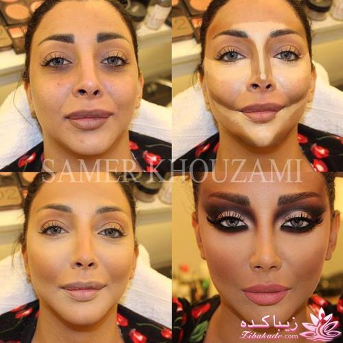 تصاویر قدرت آرایش بر تغییر چهره این زنان