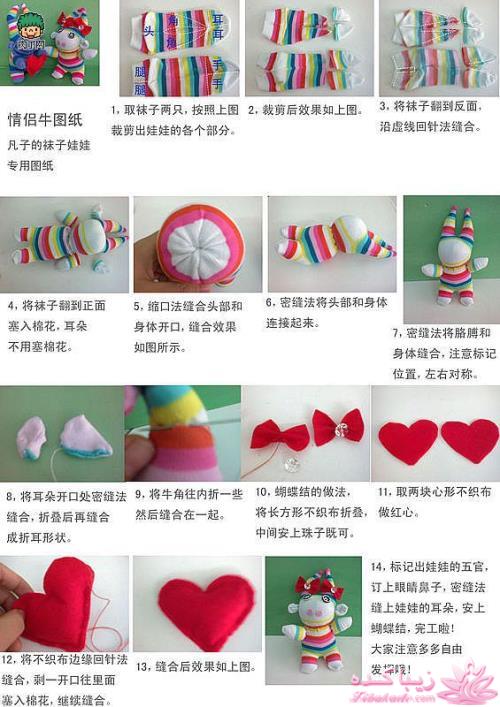 آموزش عروسک سازی عروسکـــــهای جورابــــی