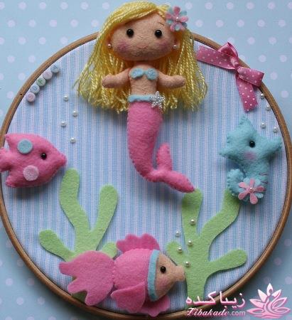 فروش پارچه نمدي و لوازم مخصوص دوخت تزيينات نمدي