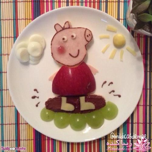 خلاقیت در تزیین غذا