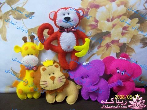 فروش پارچه نمدي و لوازم مخصوص دوخت تزيينات نمدي