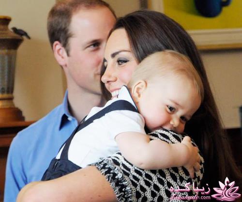 اولین عکس پسر کیت میدلتون و شاهزاده ویلیام