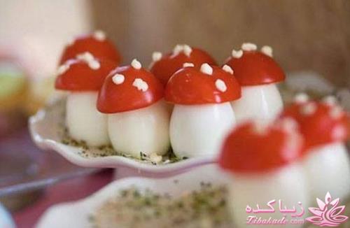 خلاقیت در تزیین غذا