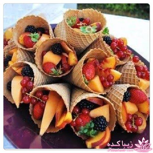 خلاقیت در تزیین غذا