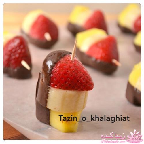 خلاقیت در تزیین غذا