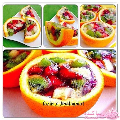 خلاقیت در تزیین غذا