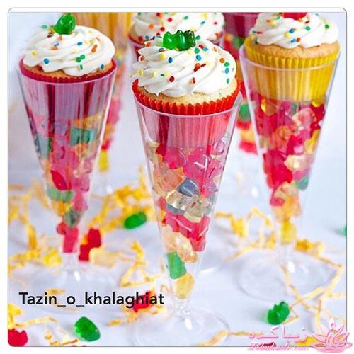 خلاقیت در تزیین غذا