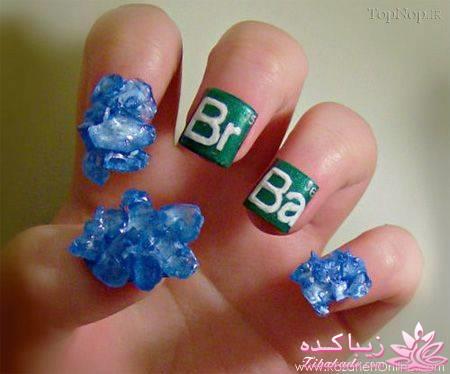 طرح های جالب لاک ناخن