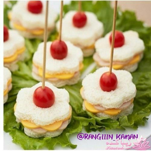 خلاقیت در تزیین غذا