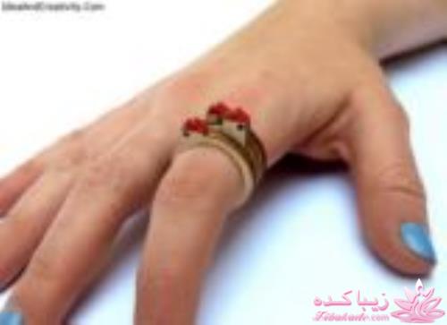 انگشتر با سر حیوان