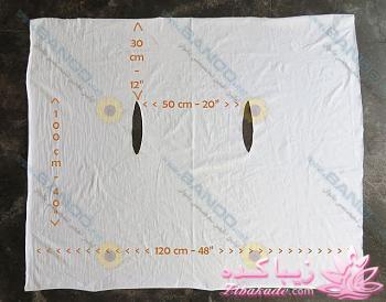 آموزش دوخت مانتو عبایی