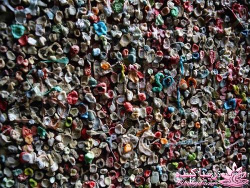 جالبه :) عجیب ترین دیوار دنیا، دیوار آدامسی