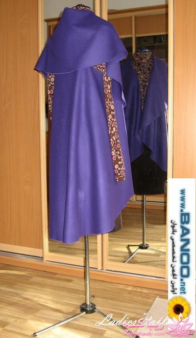 آموزش دوخت مانتو عبایی