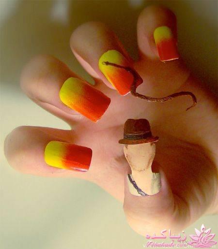 طرح های جالب لاک ناخن
