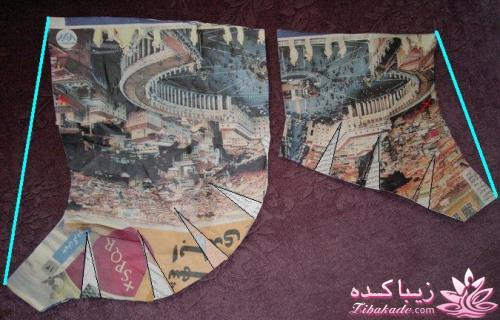 اموزش بچه گانه دوزی