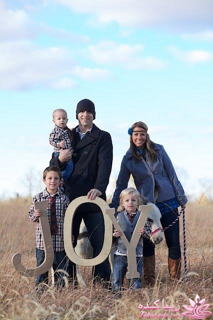 ژست های عکس گرفتن خانوادگی 