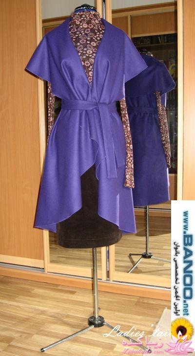 آموزش دوخت مانتو عبایی