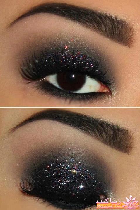 آرایش چشم رنگی به ویژه رنگ چشم طوسی