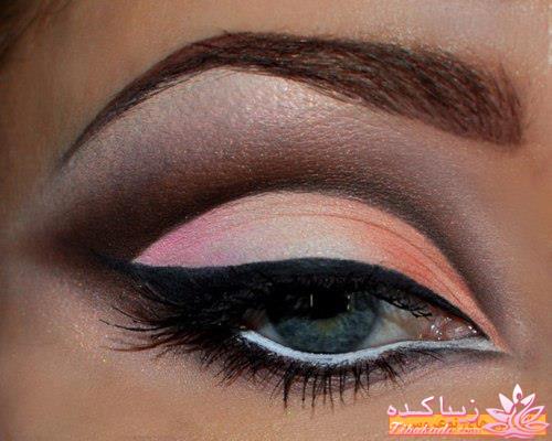آرایش چشم رنگی به ویژه رنگ چشم طوسی