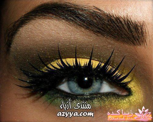 آرایش چشم رنگی به ویژه رنگ چشم طوسی