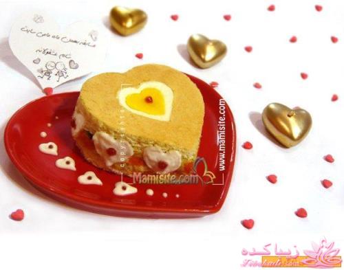 ایده برای تزئین خوراکی های روز عشق valentine