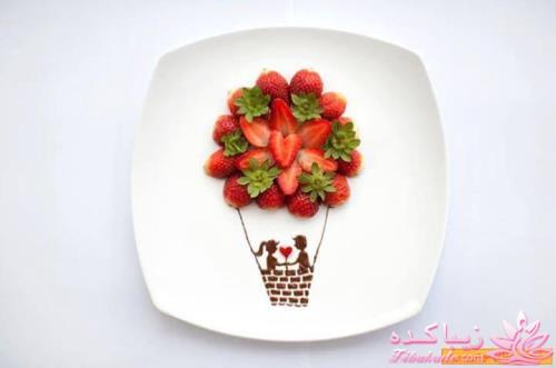 ایده برای تزئین خوراکی های روز عشق valentine