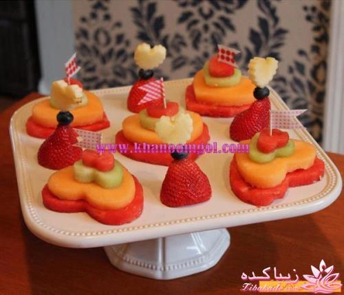 ایده برای تزئین خوراکی های روز عشق valentine