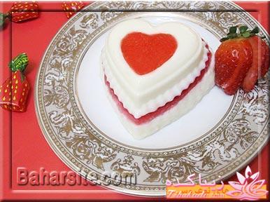 ایده برای تزئین خوراکی های روز عشق valentine