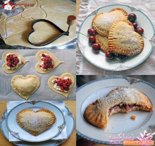 ایده برای تزئین خوراکی های روز عشق valentine