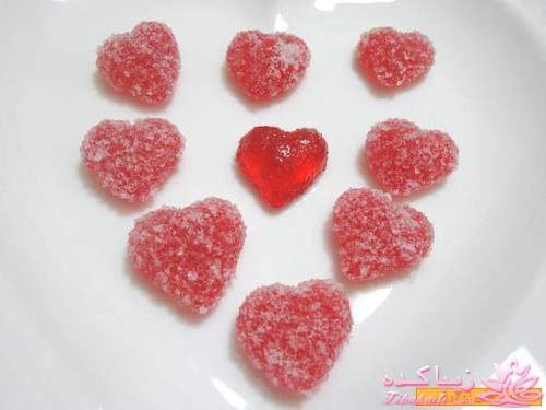 ایده برای تزئین خوراکی های روز عشق valentine