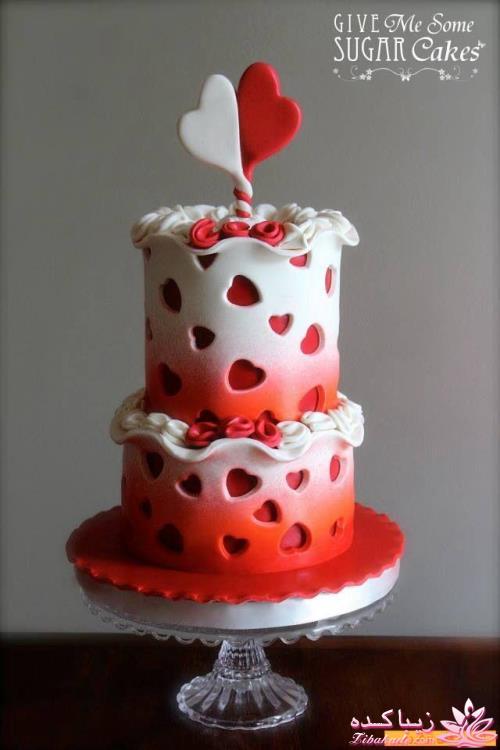 ایده برای تزئین خوراکی های روز عشق valentine