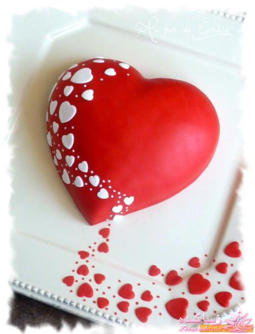 ایده برای تزئین خوراکی های روز عشق valentine