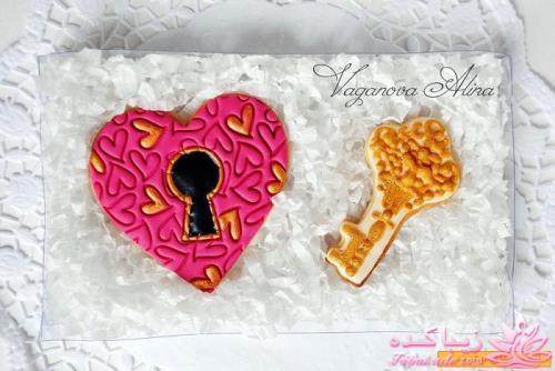 ایده برای تزئین خوراکی های روز عشق valentine