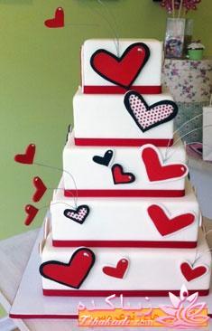 ایده برای تزئین خوراکی های روز عشق valentine