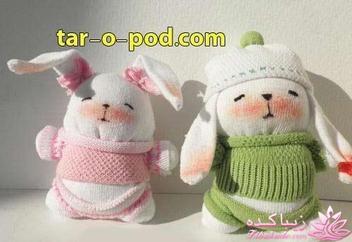 آموزش عروسک سازی عروسکـــــهای جورابــــی