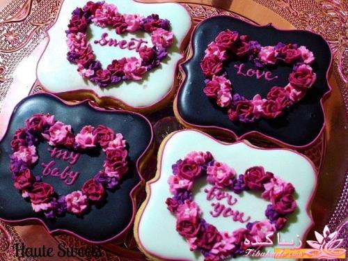 ایده برای تزئین خوراکی های روز عشق valentine