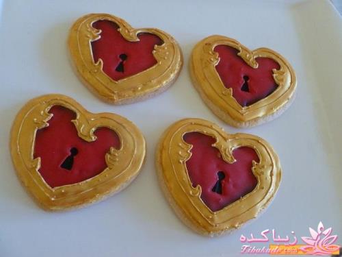 ایده برای تزئین خوراکی های روز عشق valentine
